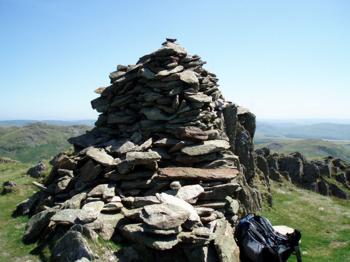 Stickle Pike summit cairn Stickle Pike summit cairn